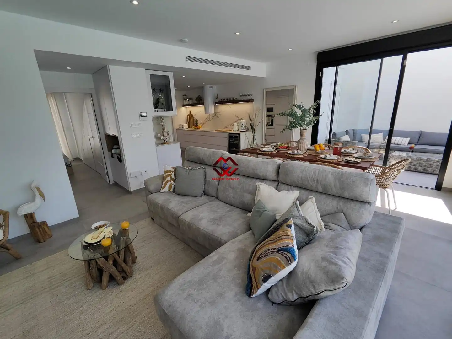 Sala d'estar de Casa o xalet en venda en San Javier amb Aire condicionat, Calefacció i Jardí privat