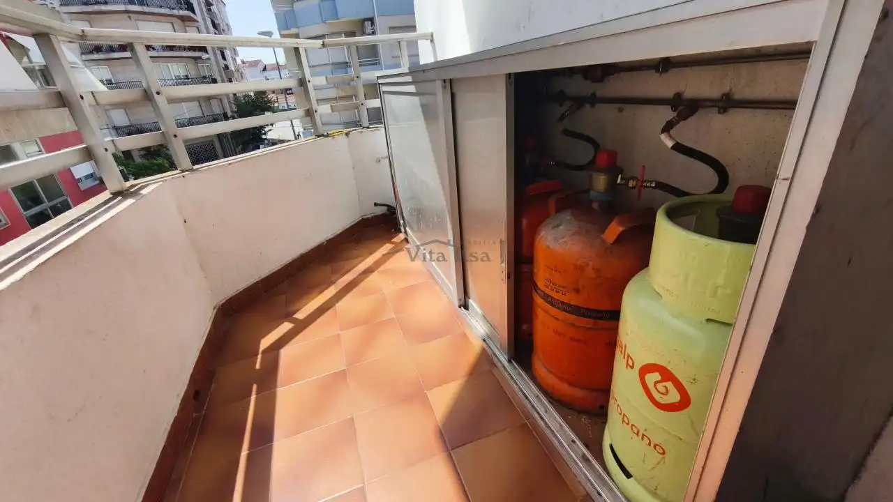 Balcony of Flat for sale in Ourense Capital   with Heating, Parquet flooring and Storage room