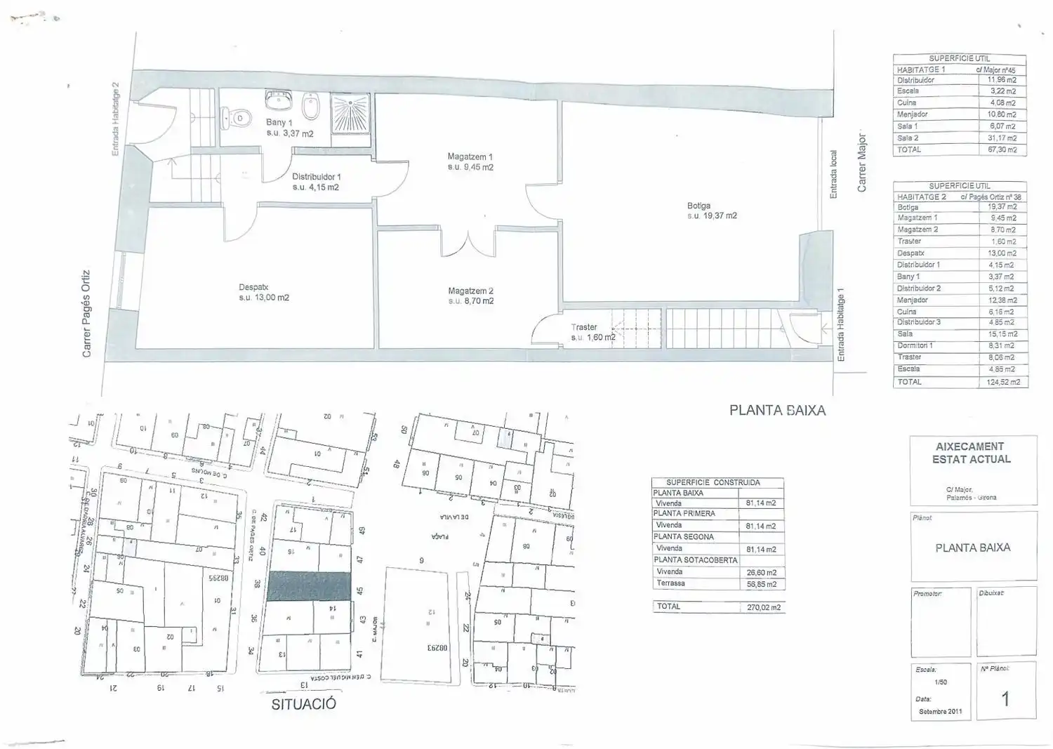 Buildings for sale in Palamós