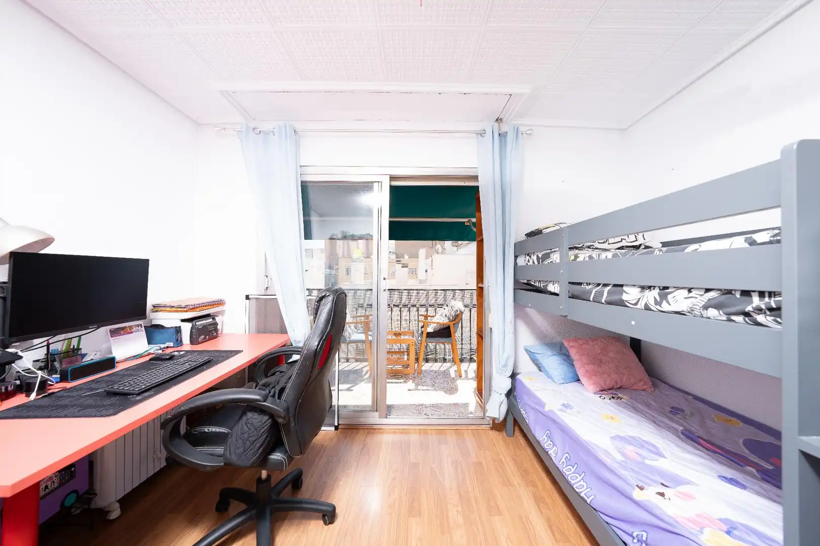 Bedroom of Flat for sale in Elche / Elx  with Heating, Furnished and Balcony