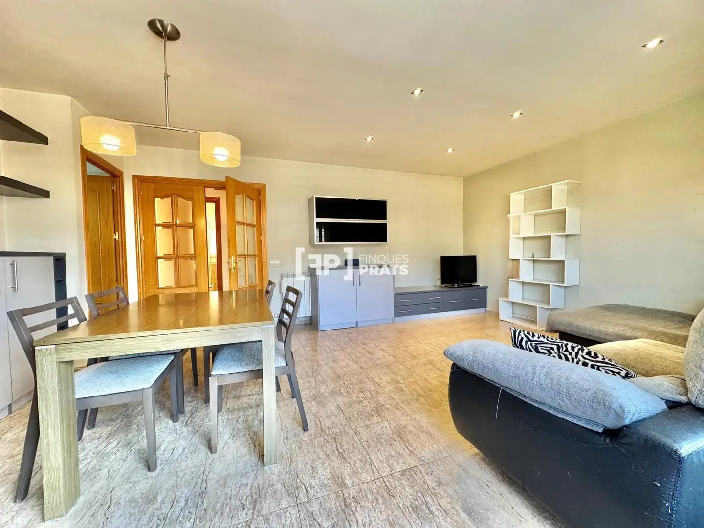 Sala de estar de Casa adosada en venta en Puigverd de Lleida con Aire acondicionado, Calefacción y Terraza