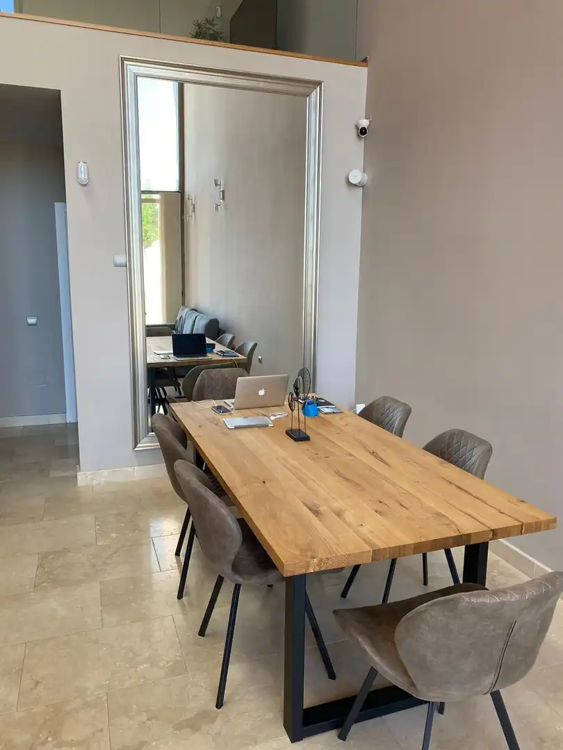 Comedor de Casa adosada de alquiler con opción a compra en Benahavís con Aire acondicionado, Terraza y Trastero
