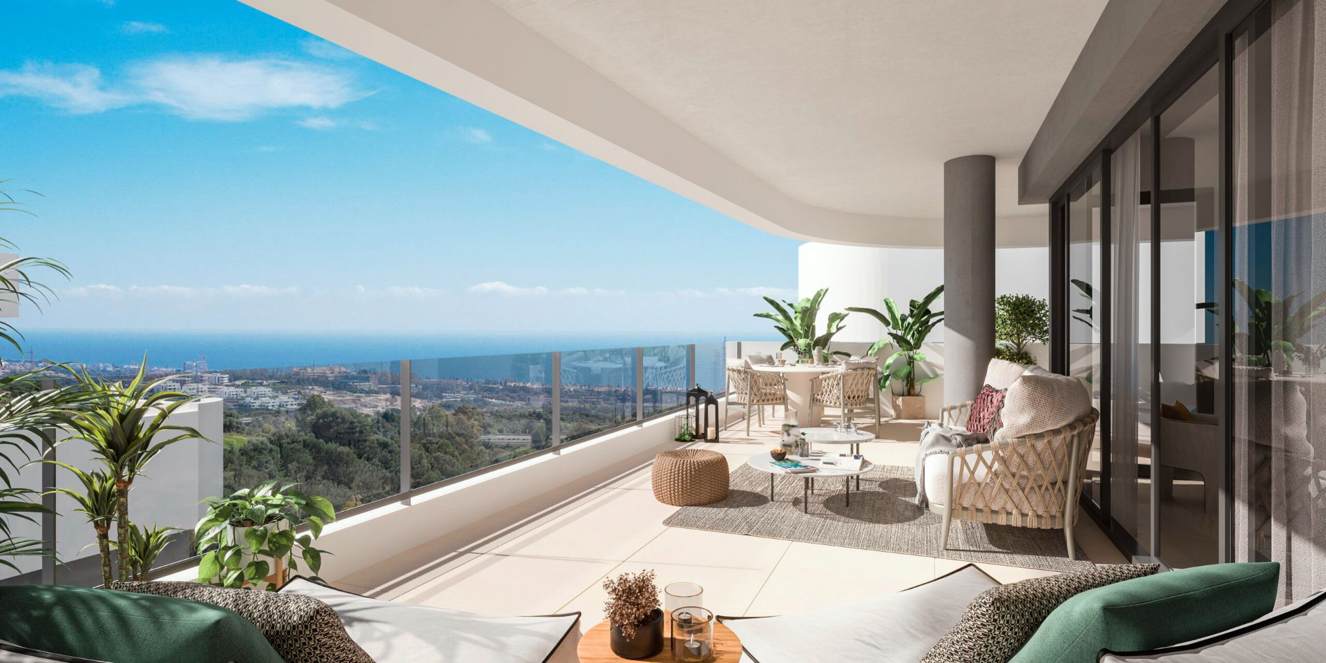 Terrassa de Apartament en venda en Marbella amb Aire condicionat, Calefacció i Terrassa