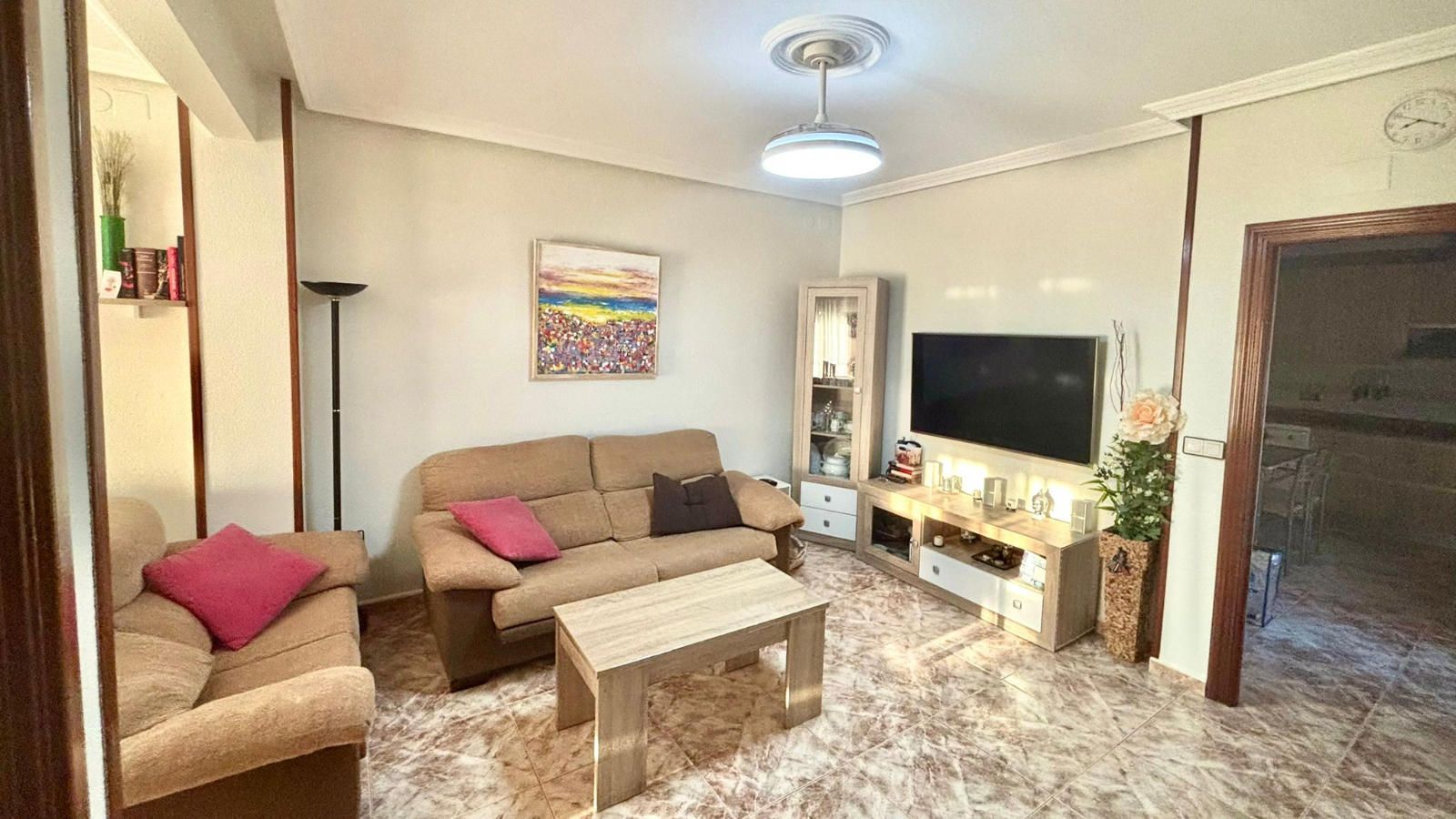Living room of House or chalet for sale in Linares  with Air Conditioner, Furnished and Alarm