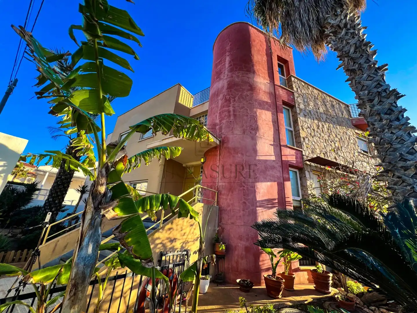 Vista exterior de Casa o chalet en venta en Cartagena con Aire acondicionado, Jardín privado y Terraza