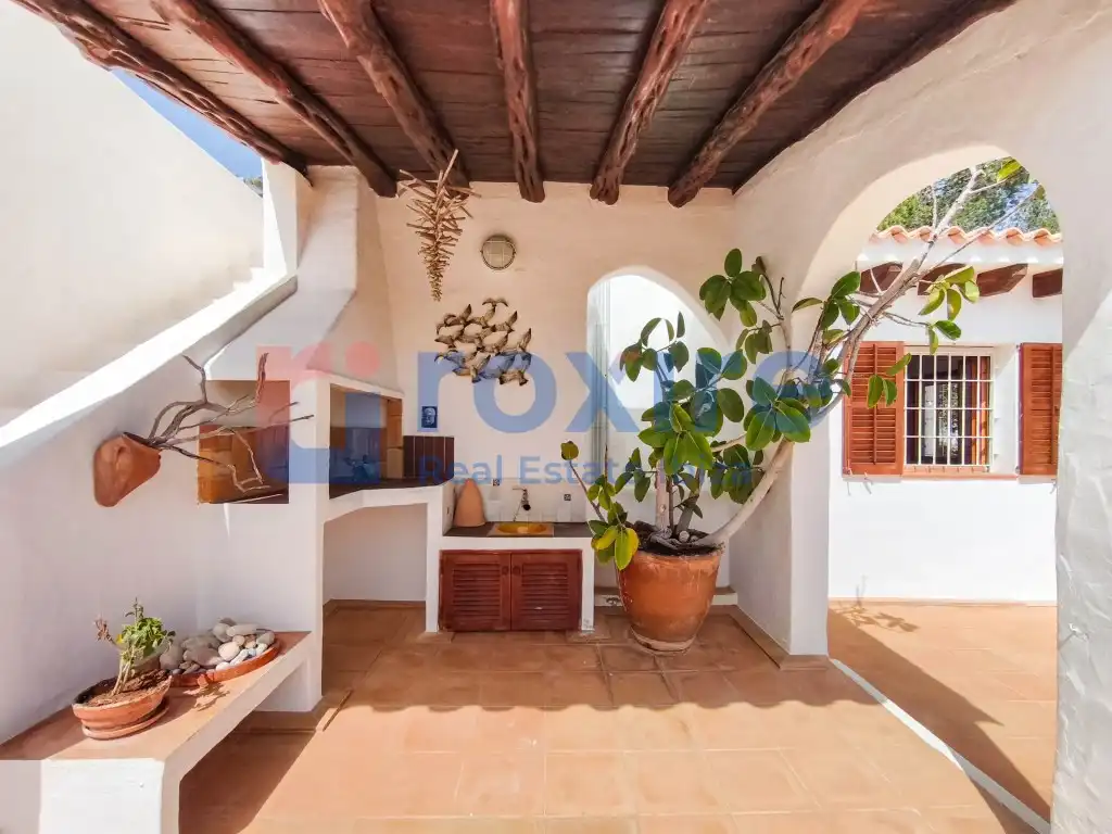 Terrace of Houses for rent in Sant Josep de sa Talaia  with Air Conditioner, Private garden and Terrace