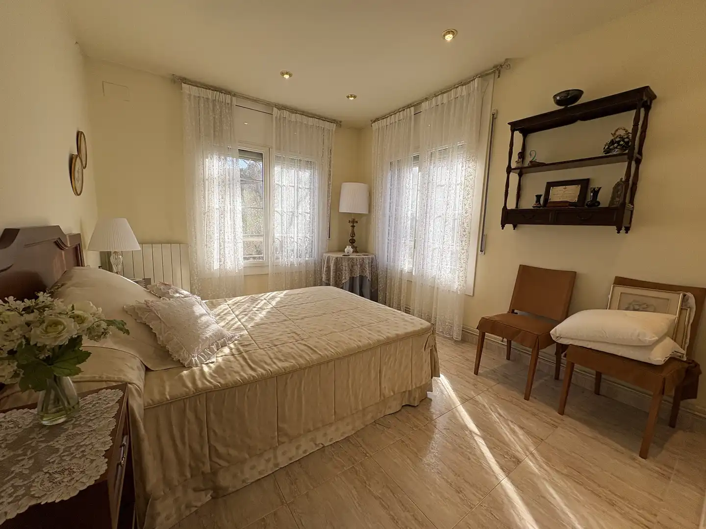Bedroom of Houses for sale in Sant Cugat del Vallès  with Heating, Private garden and Terrace