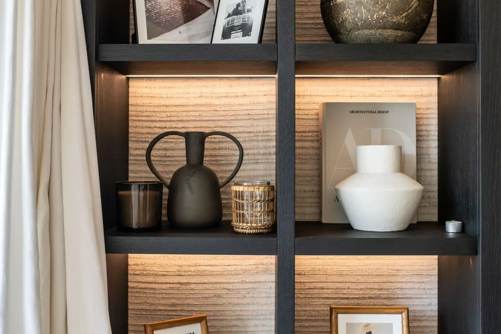Wohnzimmer von Wohnung zum Verkauf in Marbella mit Klimaanlage, Privatgarten und Parkett