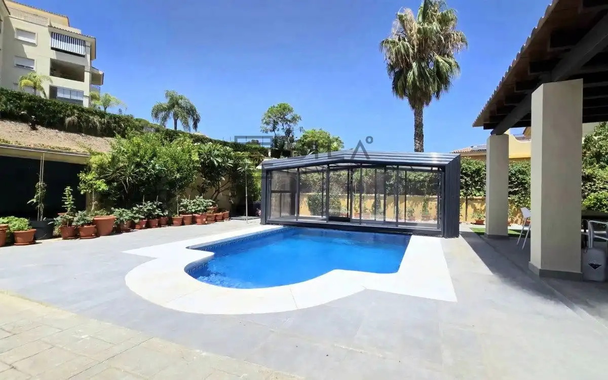 Piscina de Casa o chalet en venta en Mijas con Aire acondicionado, Terraza y Piscina