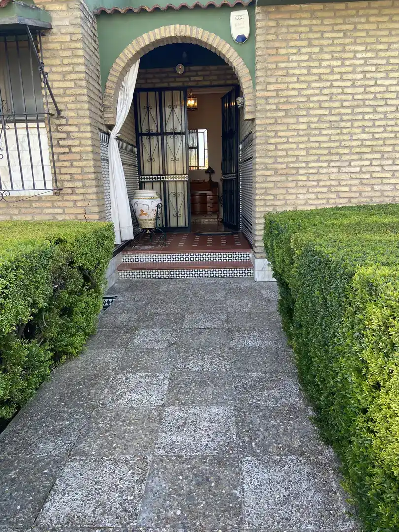Terrassa de Casa o xalet en venda en Palomares del Río amb Aire condicionat i Piscina