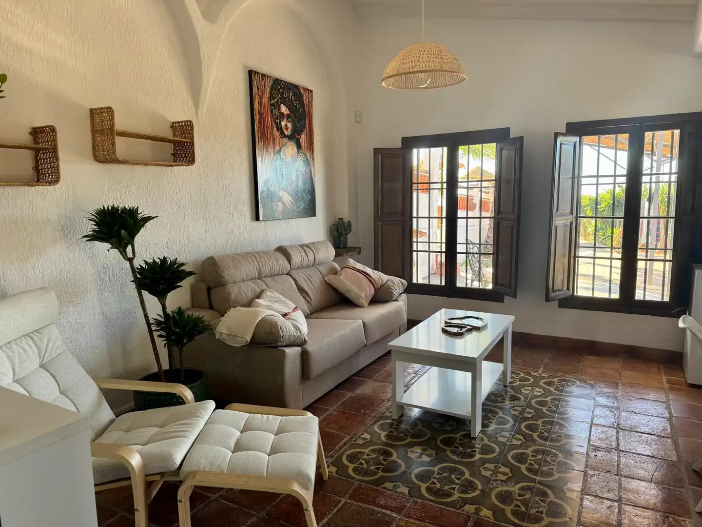 Living room of Country homes for sale in Vélez-Málaga  with Air Conditioner, Heating and Private garden