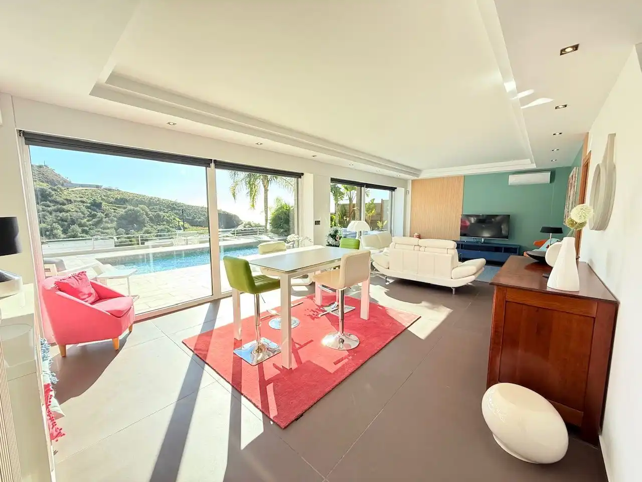 Living room of Houses for sale in Torrox  with Air Conditioner, Heating and Private garden