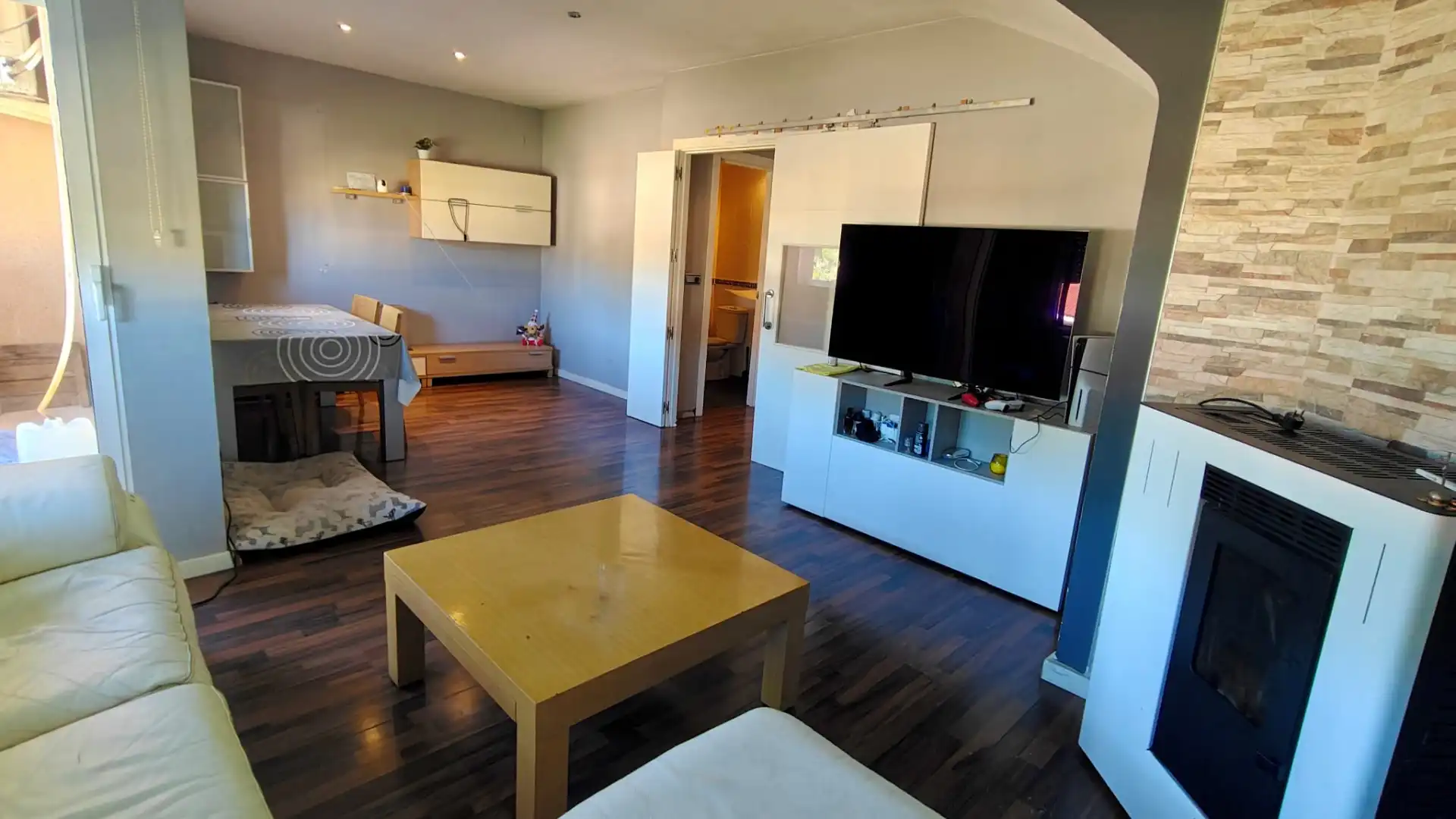 Sala de estar de Dúplex en venta en L'Alcúdia de Crespins, Valencia
