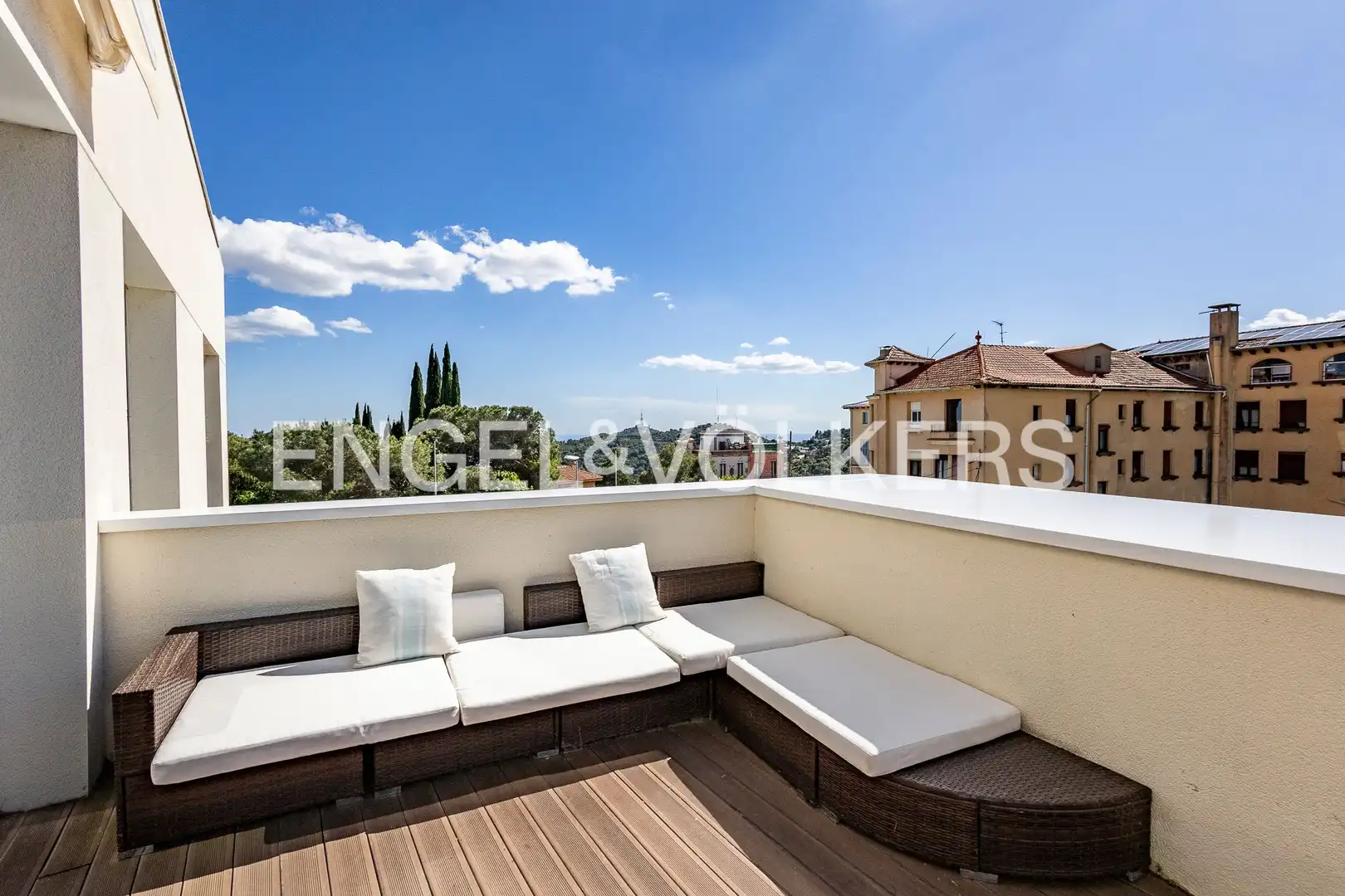 Terraza de Casa o chalet de alquiler en Barcelona con Aire acondicionado, Calefacción y Jardín privado