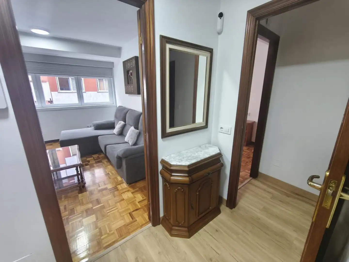 Sala de estar de Piso en venta en Santiago de Compostela 