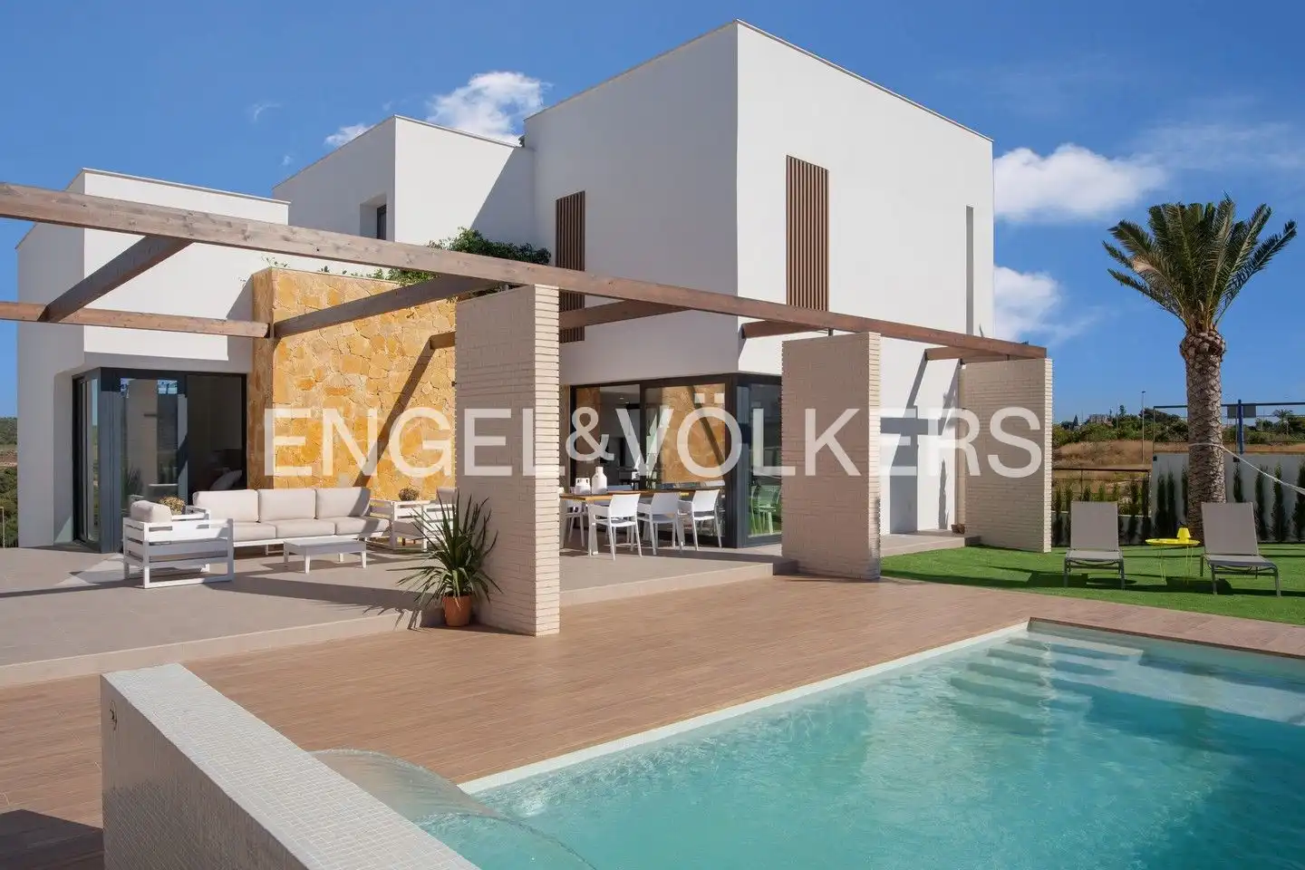 Terrasse von Country house zum Verkauf in Orihuela mit Klimaanlage, Heizung und Privatgarten