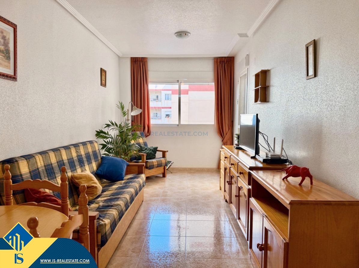 Living room of Apartment for sale in Torrevieja  with Heating, Terrace and Furnished