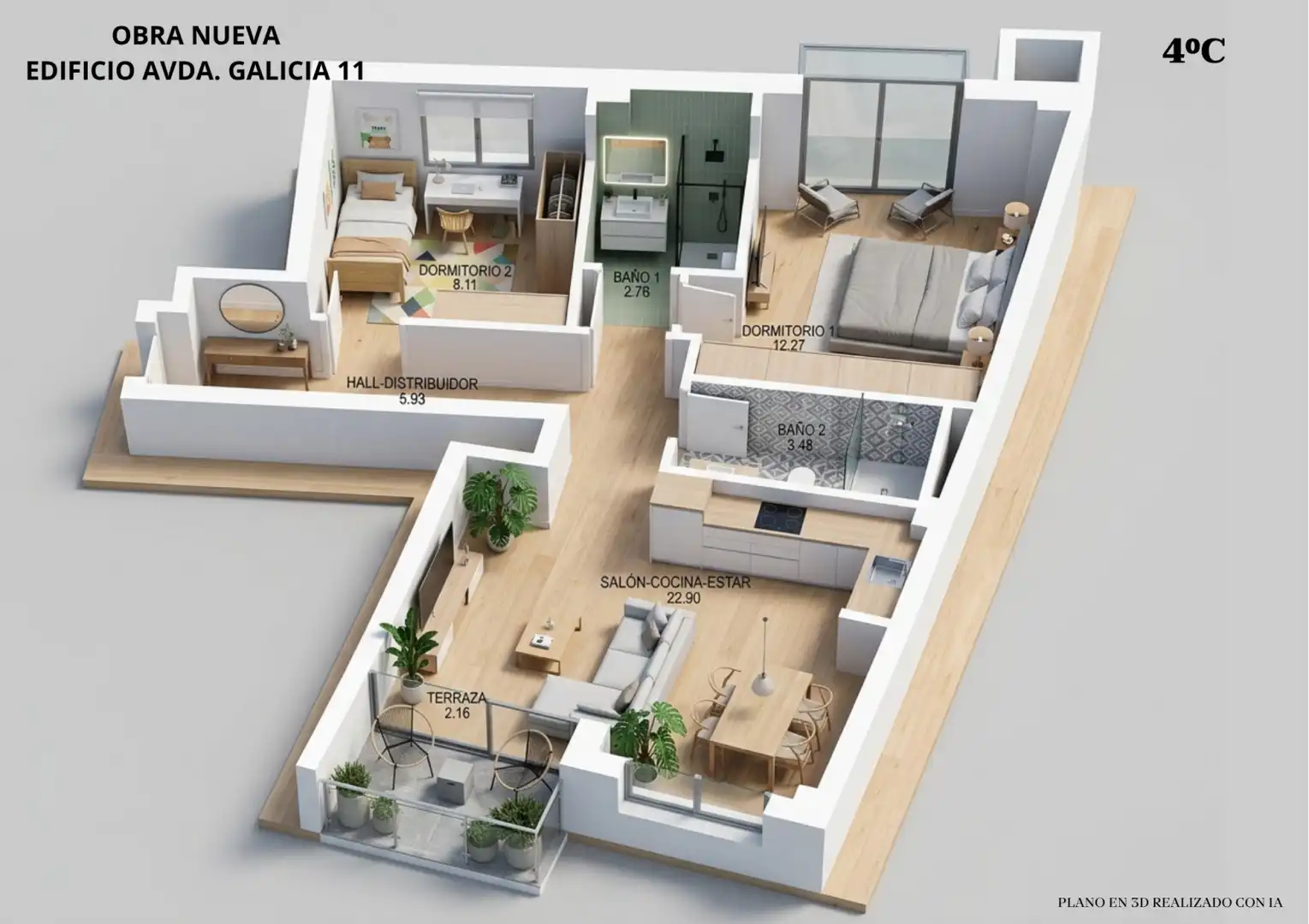 Piso en venta en Gijón  con Calefacción, Terraza y Trastero