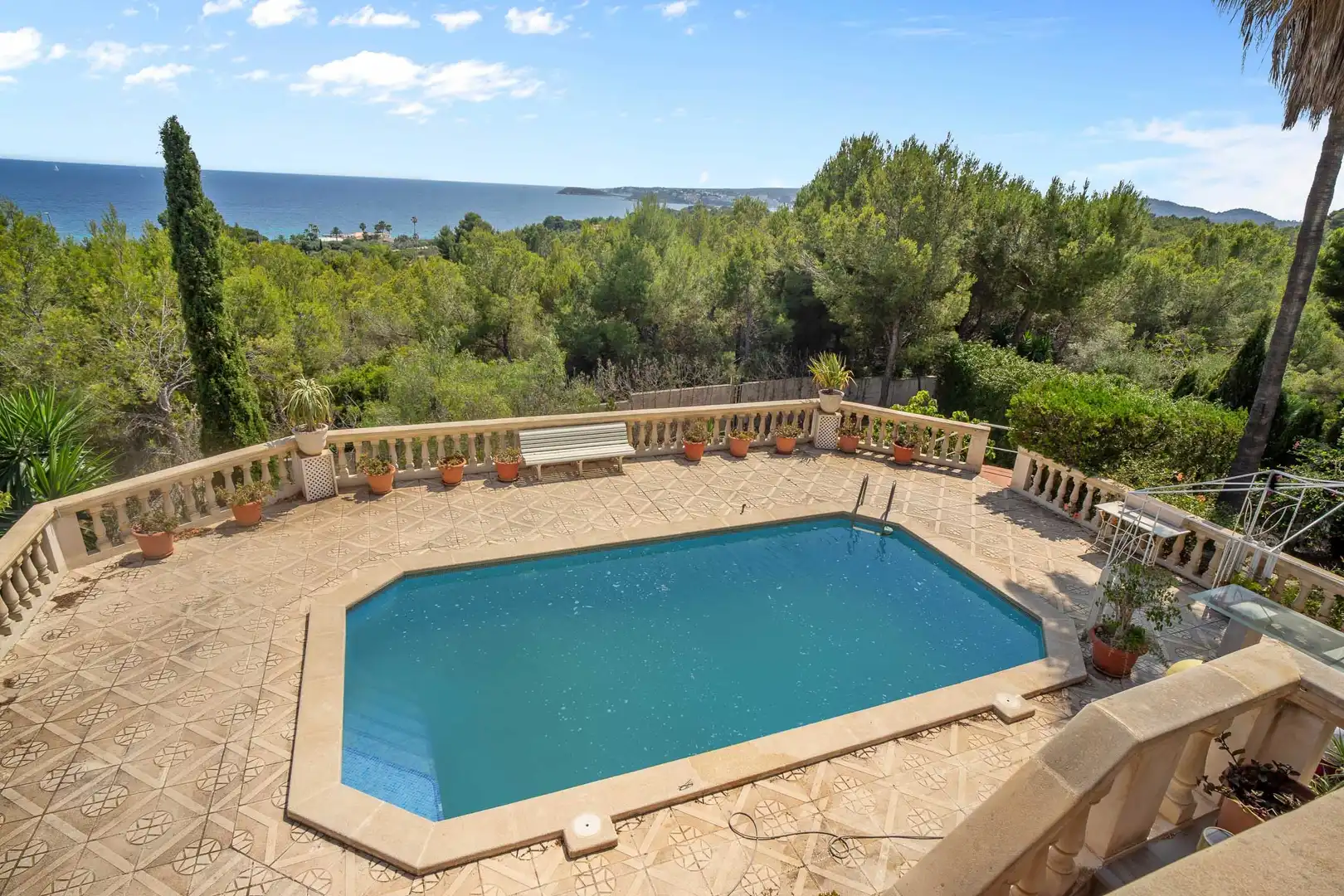 Piscina de Finca rústica en venda en Calvià amb Aire condicionat, Terrassa i Traster