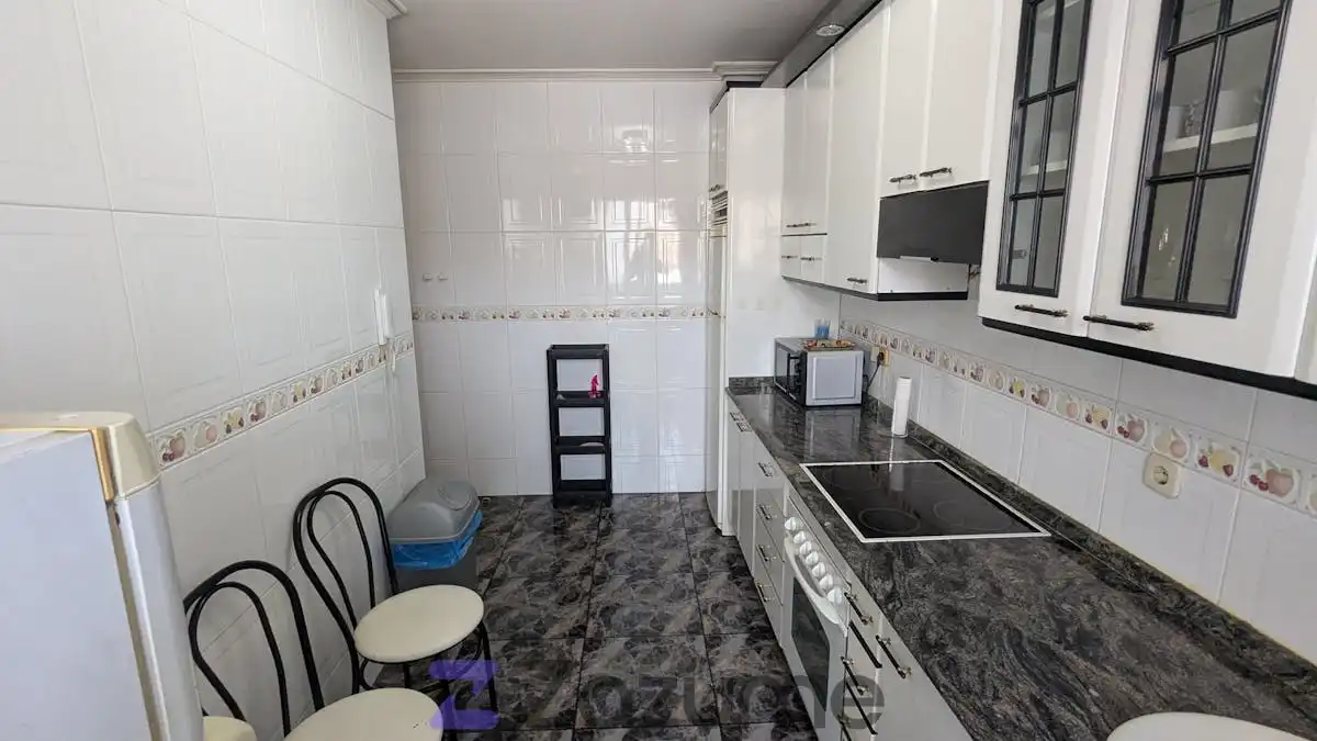 Cocina de Piso de alquiler en Murcia con Aire acondicionado, Calefacción y Terraza