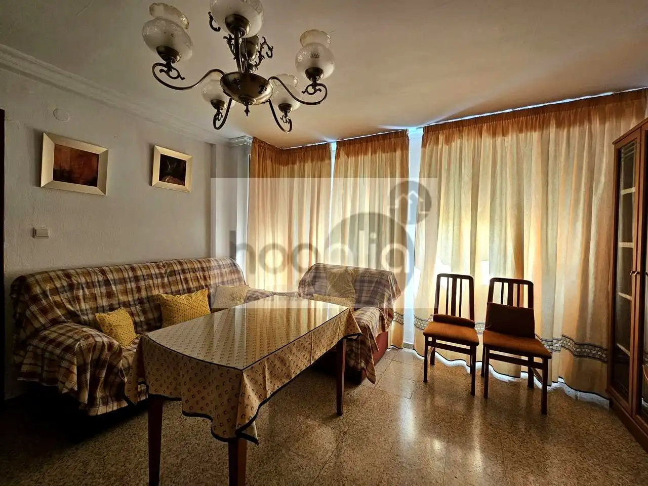 Sala de estar de Piso de alquiler en Sevilla con Aire acondicionado y Amueblado