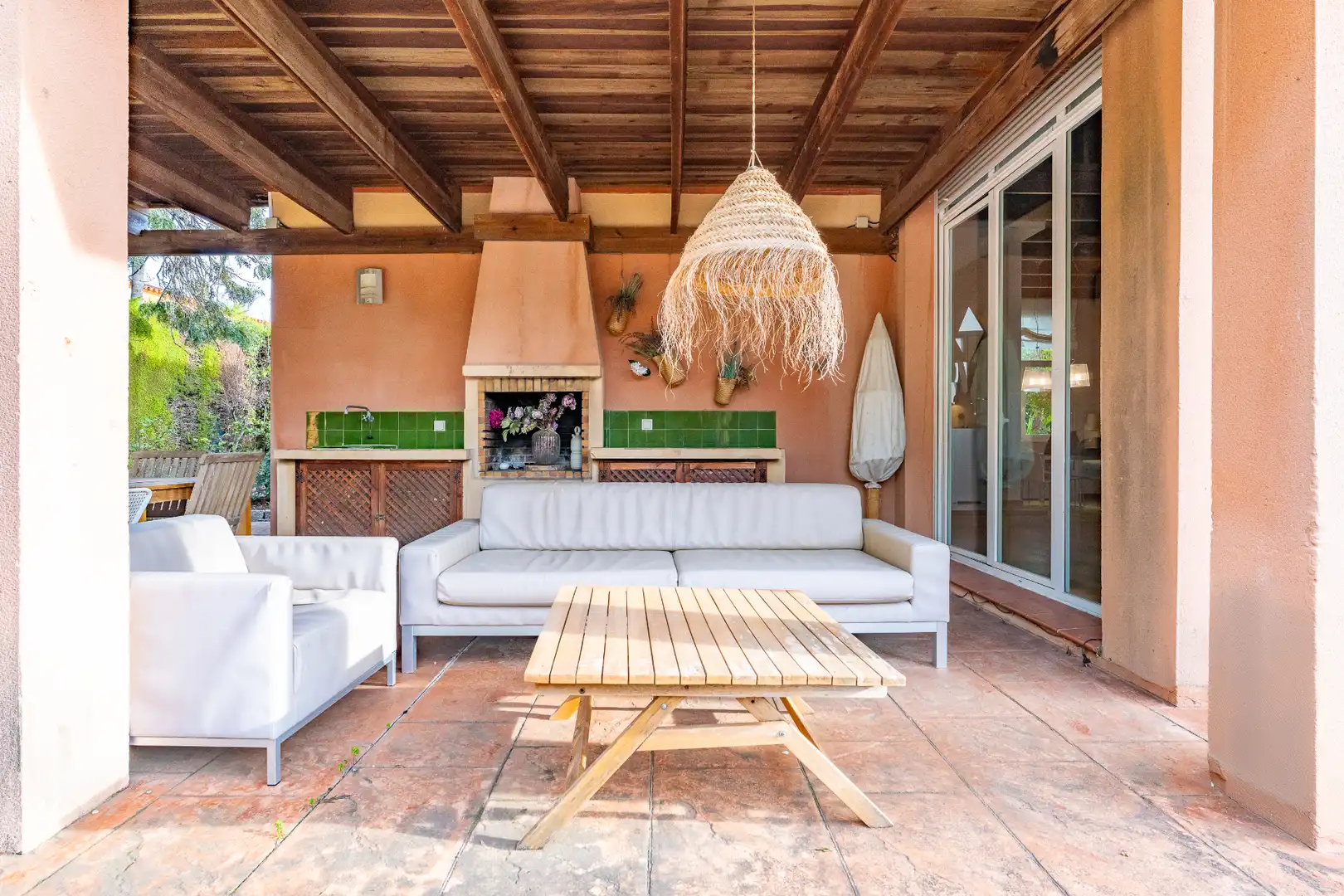 Terrasse von Haus oder Chalet zum Verkauf in Reus mit Privatgarten, Parkett und Schwimmbad