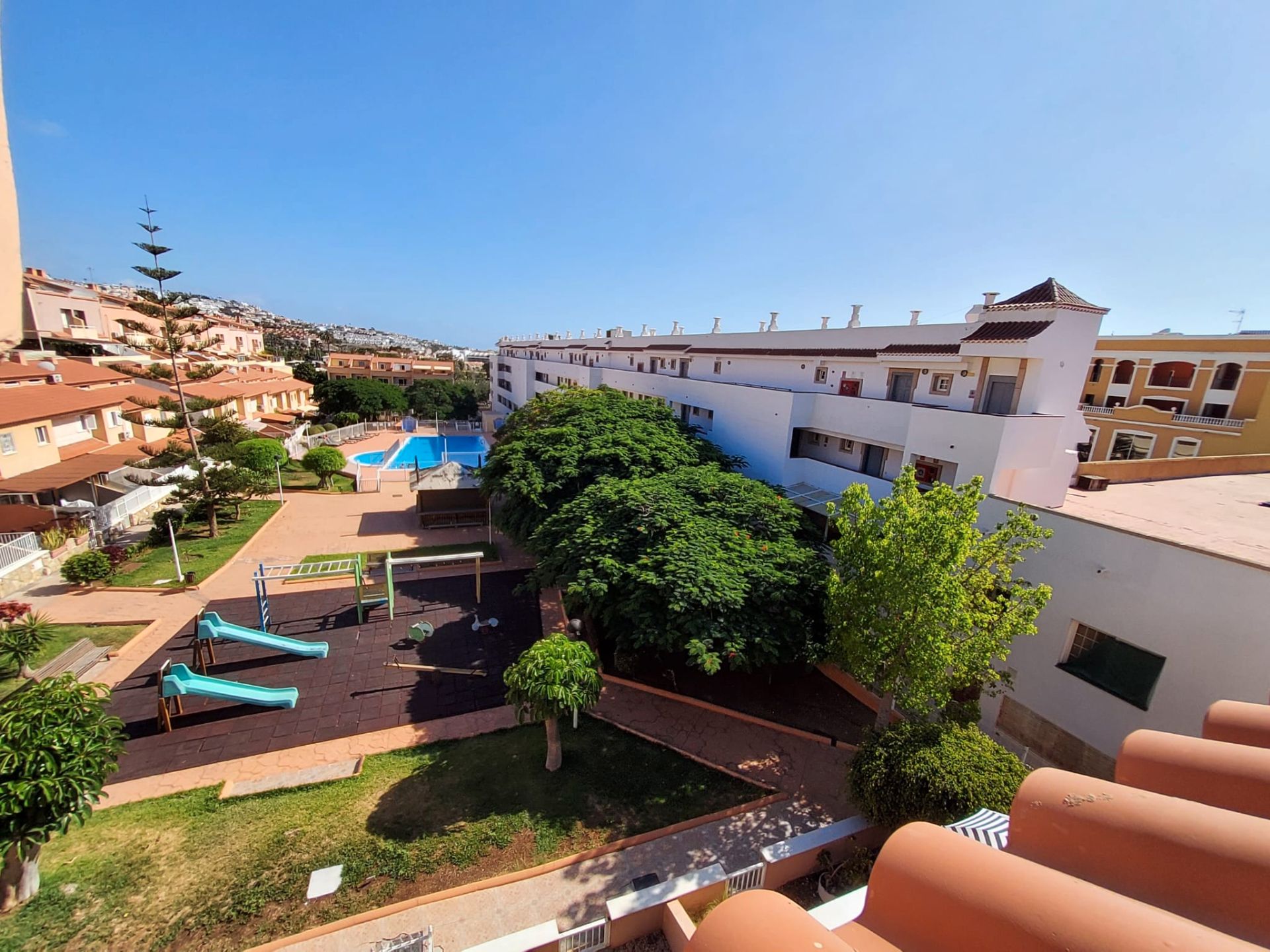 Schwimmbecken von Wohnung miete in Adeje mit Terrasse, Möbliert und Ofen