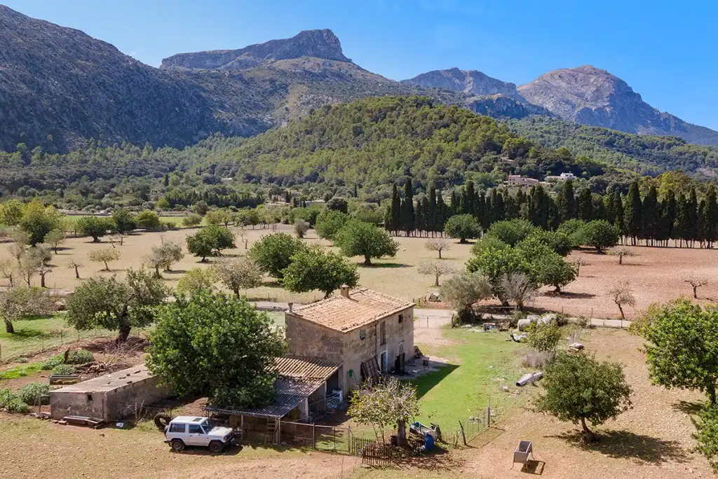 Vista exterior de Finca rústica en venta en Pollença con Jardín privado