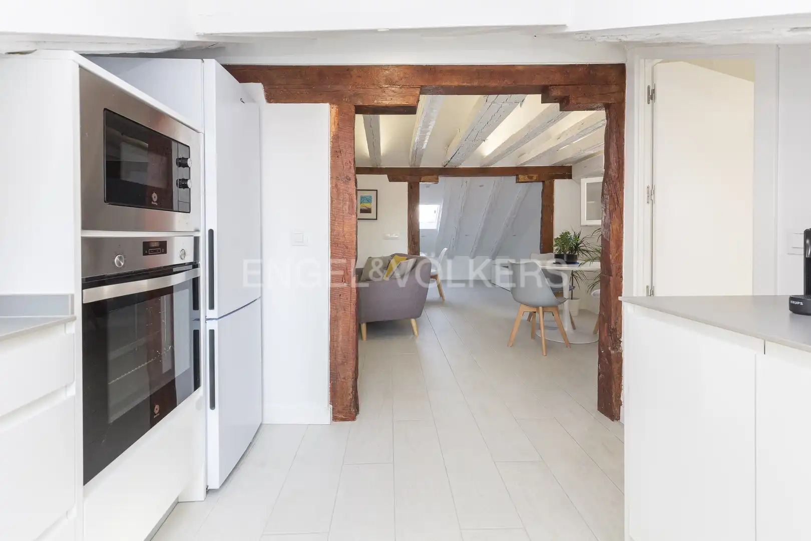 Cocina de Piso de alquiler en Madrid con Aire acondicionado, Calefacción y Amueblado