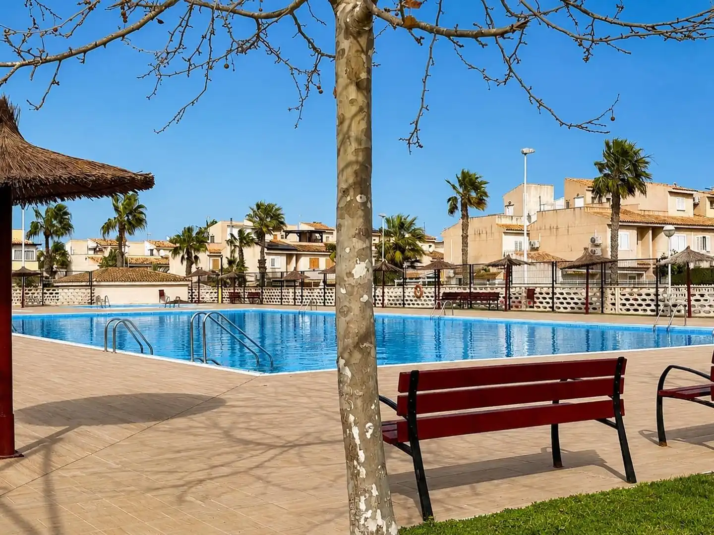 Piscina de Casa adosada en venda en Santa Pola amb Terrassa i Piscina comunitària