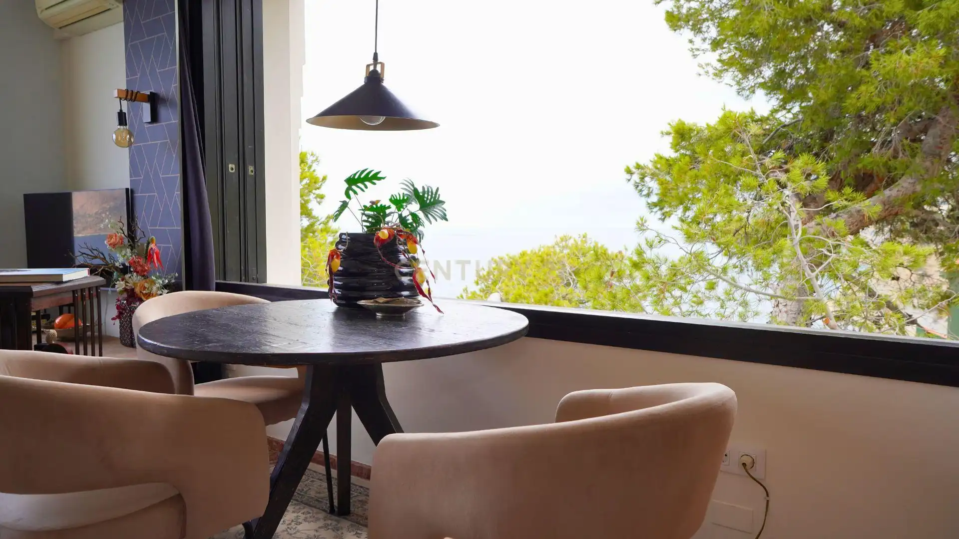Menjador de Apartament de lloguer en Calpe / Calp amb Aire condicionat, Traster i Forn