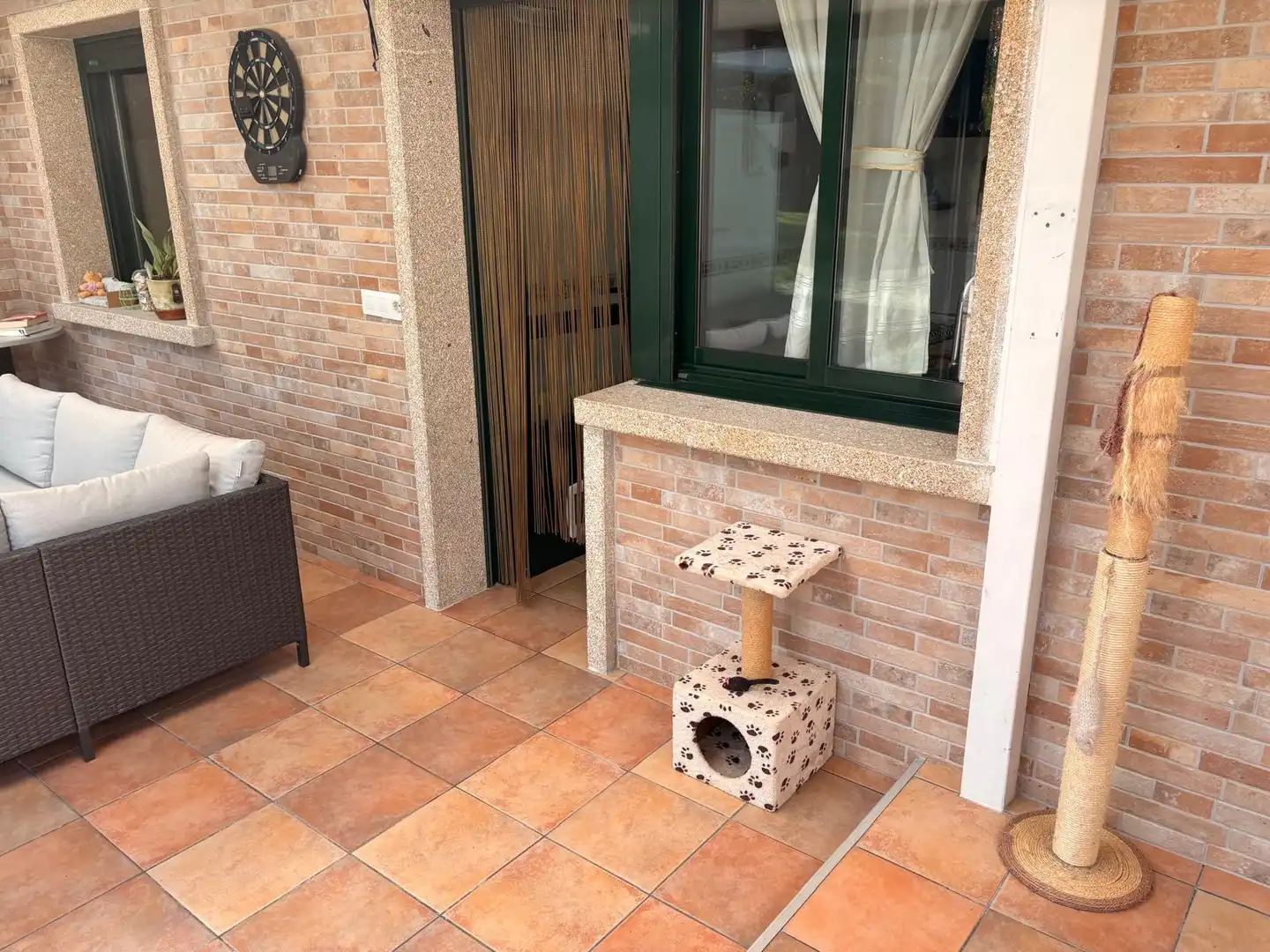 Terraza de Casa o chalet en venta en Santiago de Compostela  con Calefacción, Jardín privado y Terraza