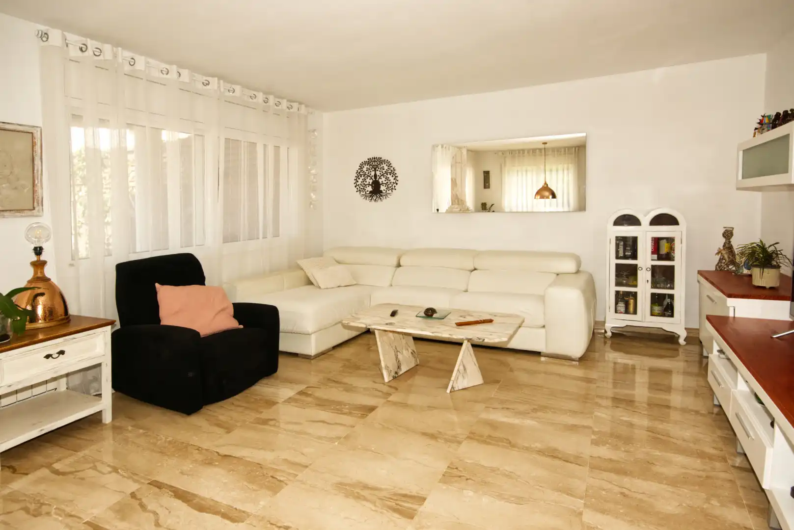 Living room of Detached homes for sale in Sant Quirze del Vallès  with Heating, Private garden and Parquet flooring