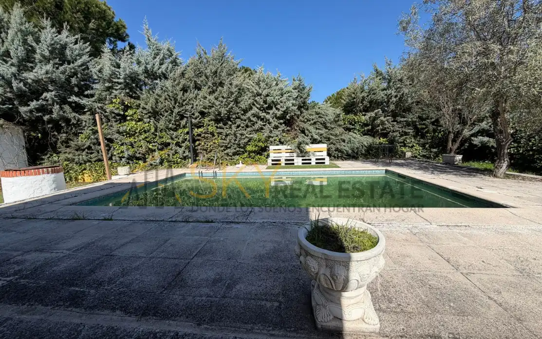 Garden of Houses for sale in Valdemorillo  with Private garden, Terrace and Swimming Pool