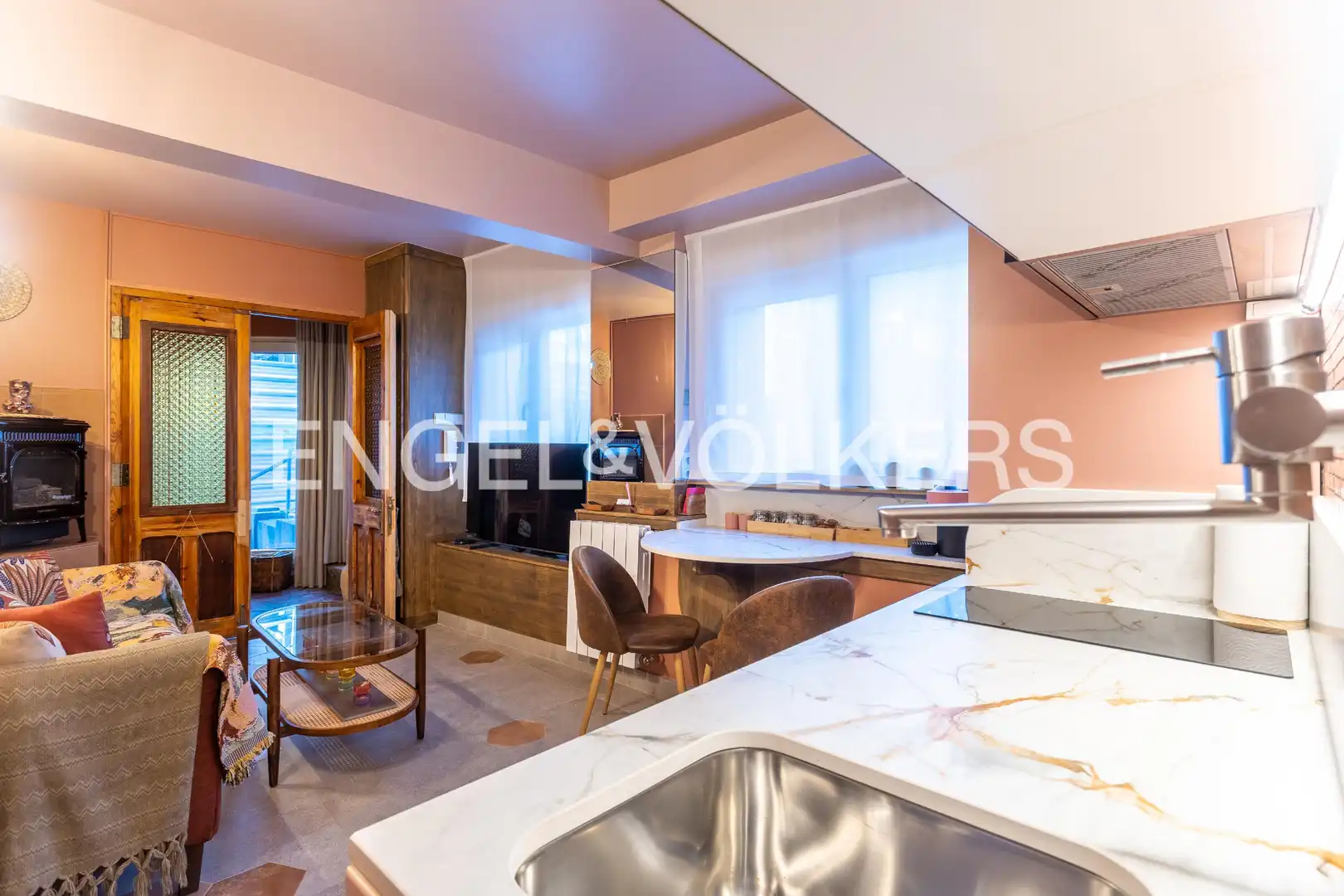 Kitchen of Study for sale in Santander  with Heating, Furnished and Balcony
