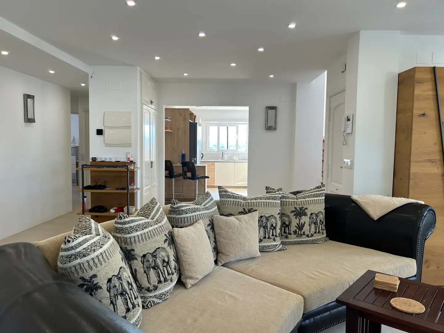 Sala d'estar de Àtic en venda en Dénia amb Aire condicionat, Rentadora i Balcó