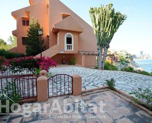 Exterior view of Single-family semi-detached for sale in Calpe / Calp  with Heating, Private garden and Terrace