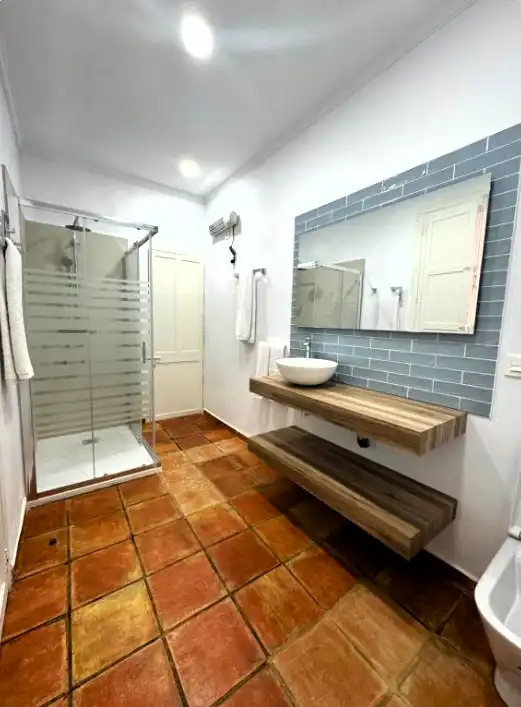 Baño de Finca rústica en venta en Xàtiva con Aire acondicionado, Calefacción y Jardín privado