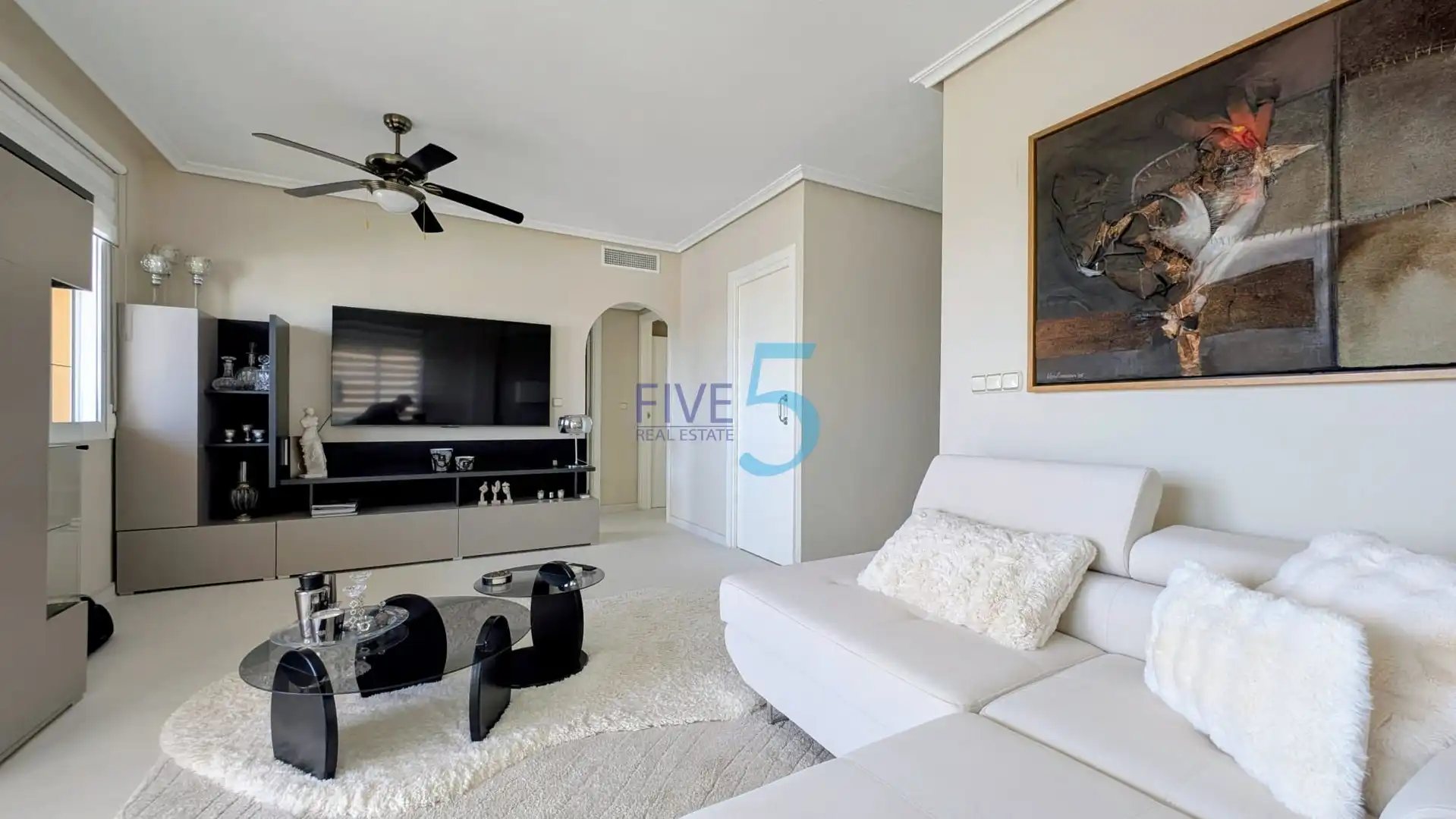 Living room of Flat for sale in Orihuela  with Air Conditioner, Heating and Storage room