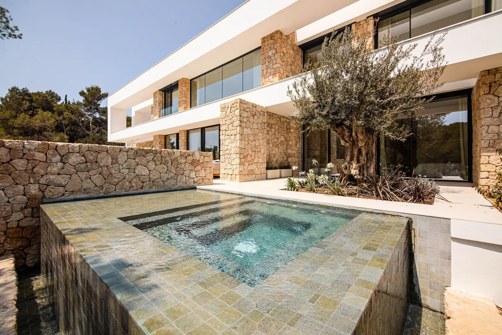 Piscina de Casa o xalet en venda en Santa Eulària des Riu amb Aire condicionat, Calefacció i Terrassa