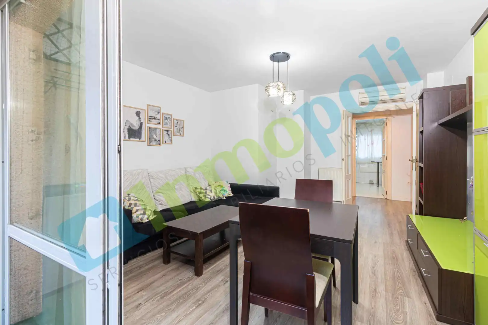 Wohnzimmer von Wohnung zum Verkauf in Badajoz mit Klimaanlage, Heizung und Privatgarten