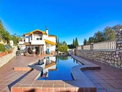 Exterior view of House or chalet for sale in Mijas  with Private garden, Terrace and Swimming Pool