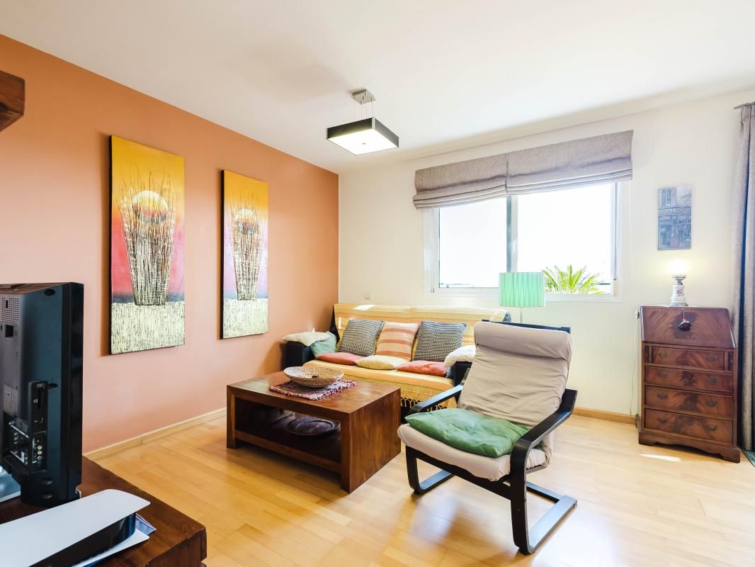 Living room of Attic for sale in Torremolinos  with Air Conditioner, Private garden and Terrace
