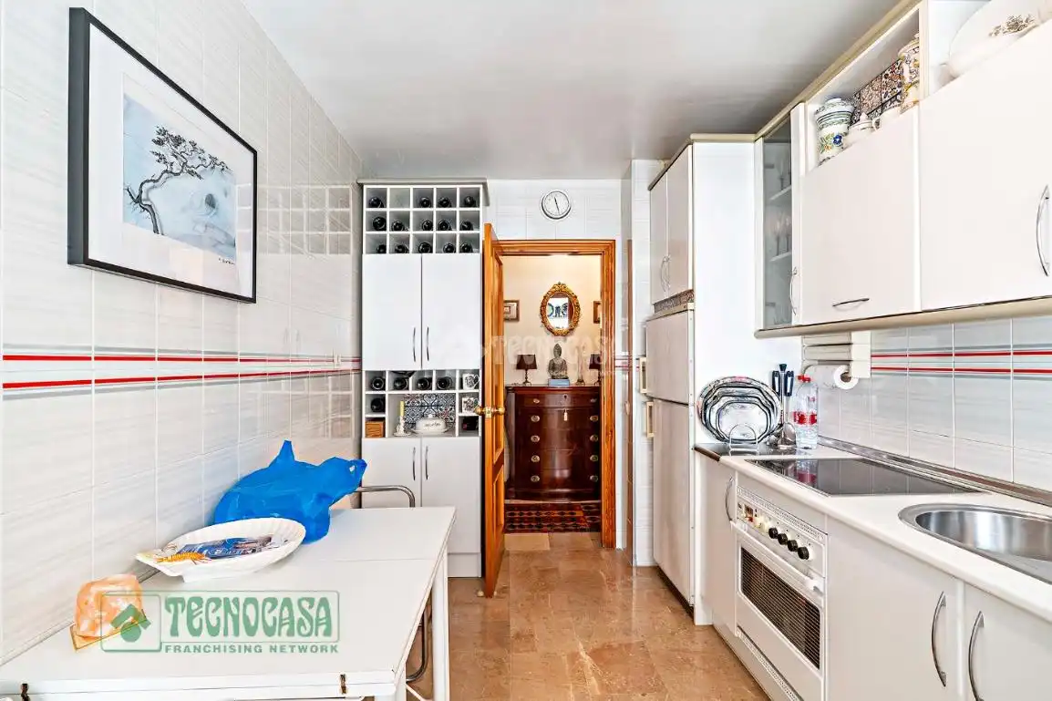 Kitchen of Flat for sale in Roquetas de Mar  with Air Conditioner, Heating and Terrace