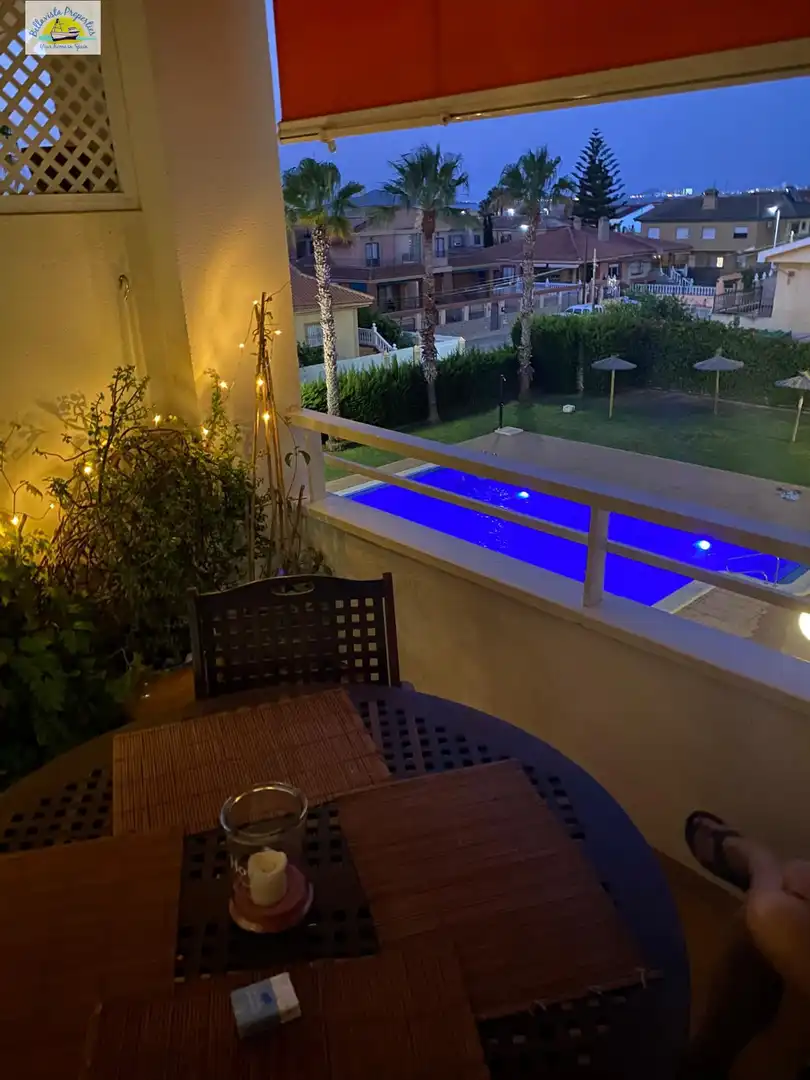 Piscina de Apartament en venda en Cartagena amb Moblat, Balcó i Alarma