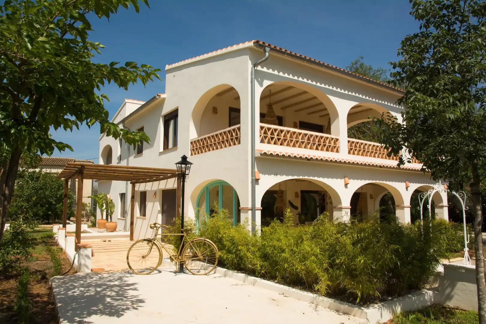 Außenansicht von Haus oder Chalet zur Miete in Pedreguer mit Klimaanlage, Heizung und Privatgarten