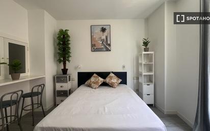 Bedroom of Flat to rent in  Madrid Capital  with Air Conditioner and Balcony