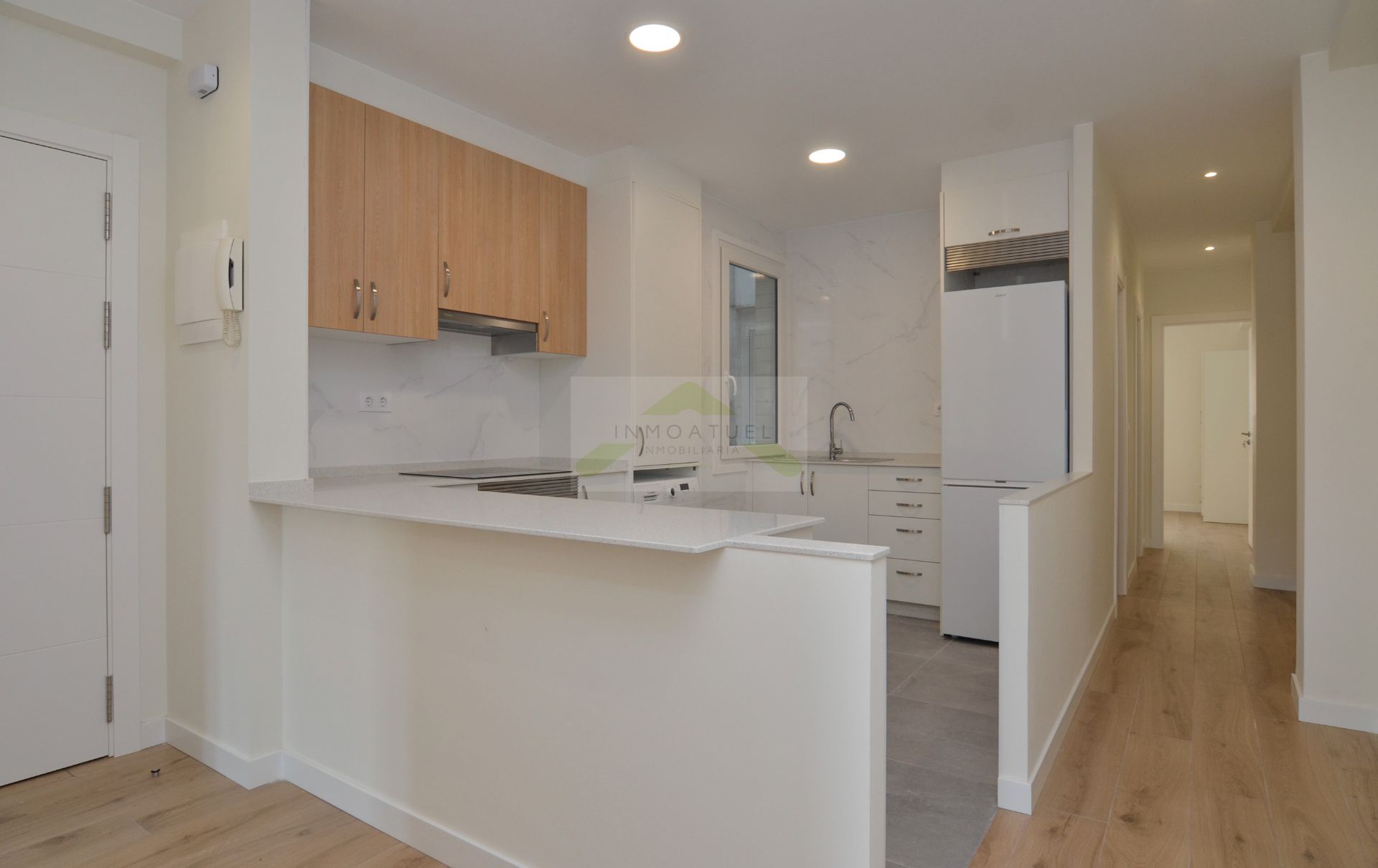 Kitchen of Flat to rent in A Coruña Capital   with Furnished, Oven and Washing machine