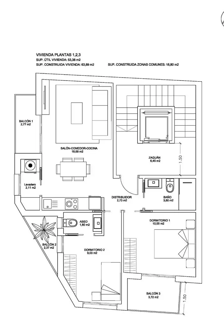 Appartement compact avec terrasse à vendre à Bigastro, imagen 19