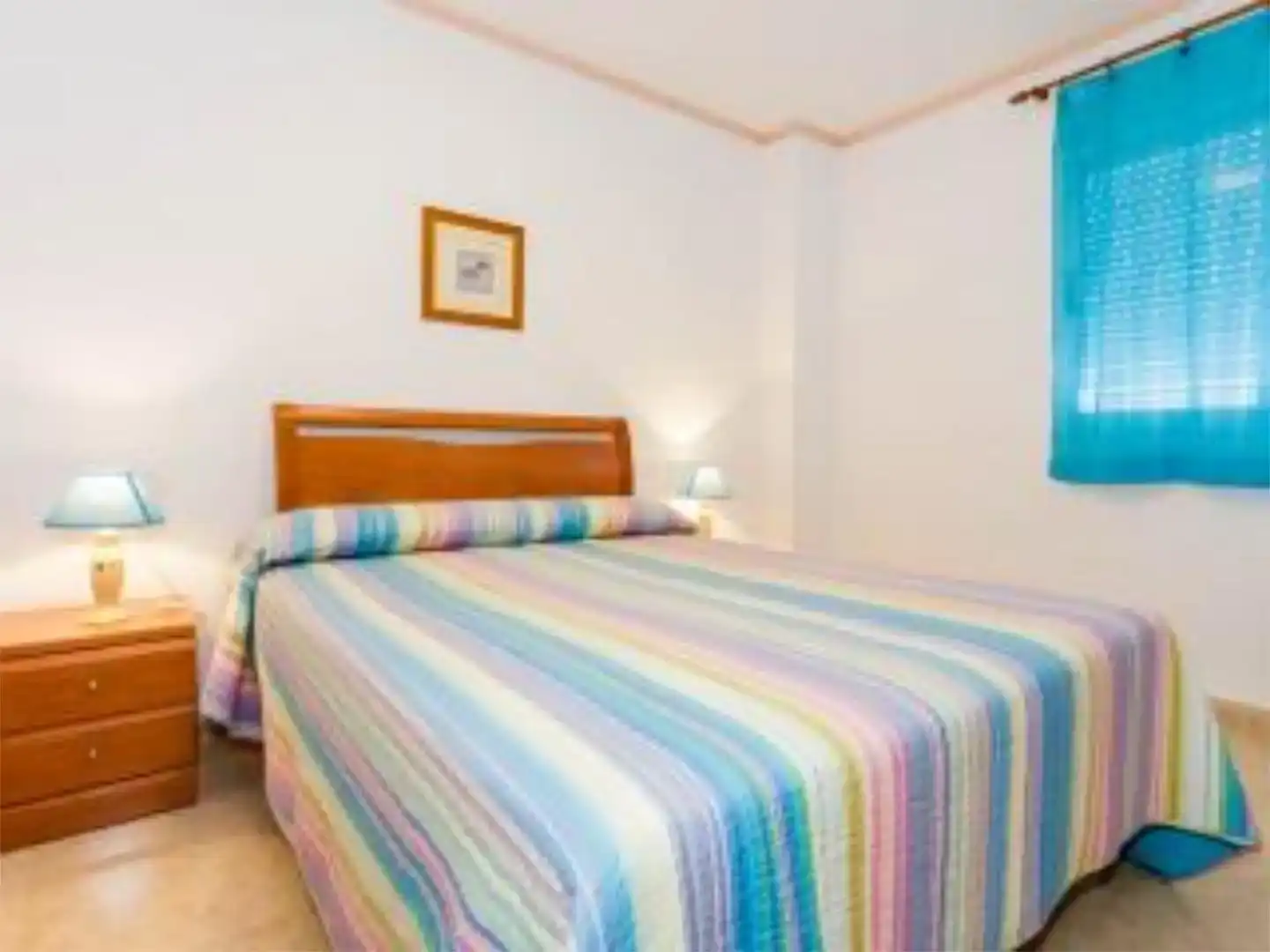 Schlafzimmer von Wohnungen zur Miete in Oropesa del Mar / Orpesa mit Klimaanlage, Schwimmbad und Balkon